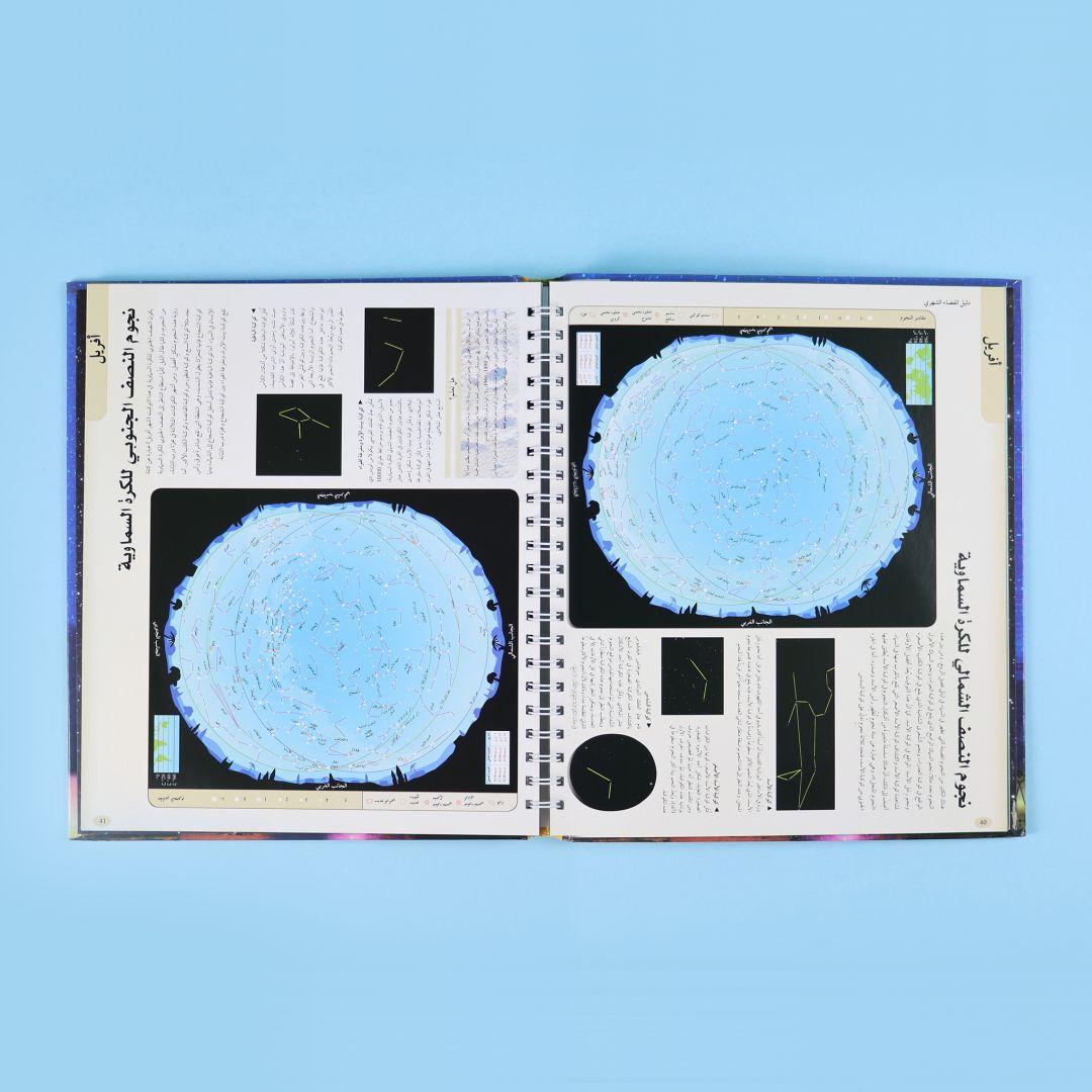 صفحات داخلية من الموسوعة الفلكية من DK