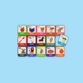 Early learning activity set with magnetic pieces to develop cognitive and motor skills

