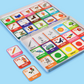 learning the alphabet using colorful magnetic pieces in a fun and engaging way