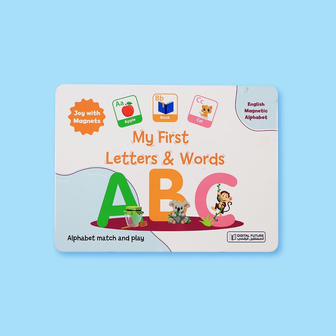 Magnetic educational kit for kids to learn letters and words through interactive play

