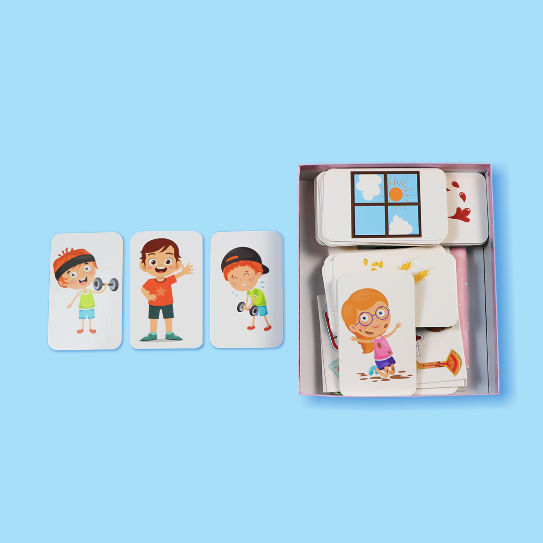 بطاقات مونتيسوري تعليم الأشكال للأطفال لتحفيز الذكاء البصري