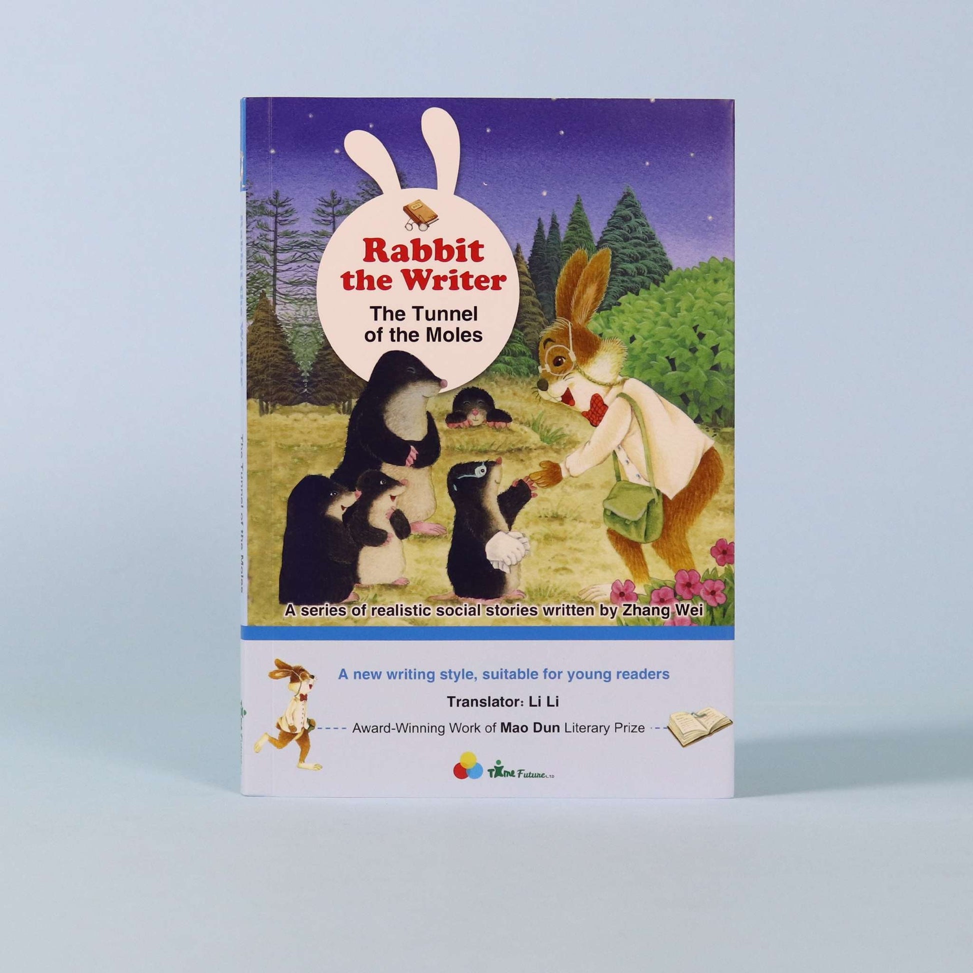 Cover of "The Tunnel of the Molels" from the Rabbit Writer series
